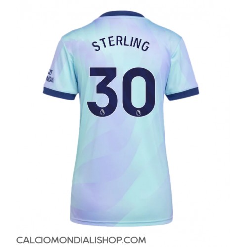 Maglie da calcio Arsenal Raheem Sterling #30 Terza Maglia Femminile 2024-25 Manica Corta